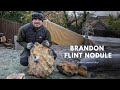 Knapping a massive brandon flint nodule with dr james dilley