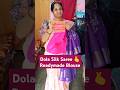 Dola Silk Saree 🫰 Readymade Blouse 🫰 From Meesho #deepazulagam #meesho #viralvideo #meeshohaul