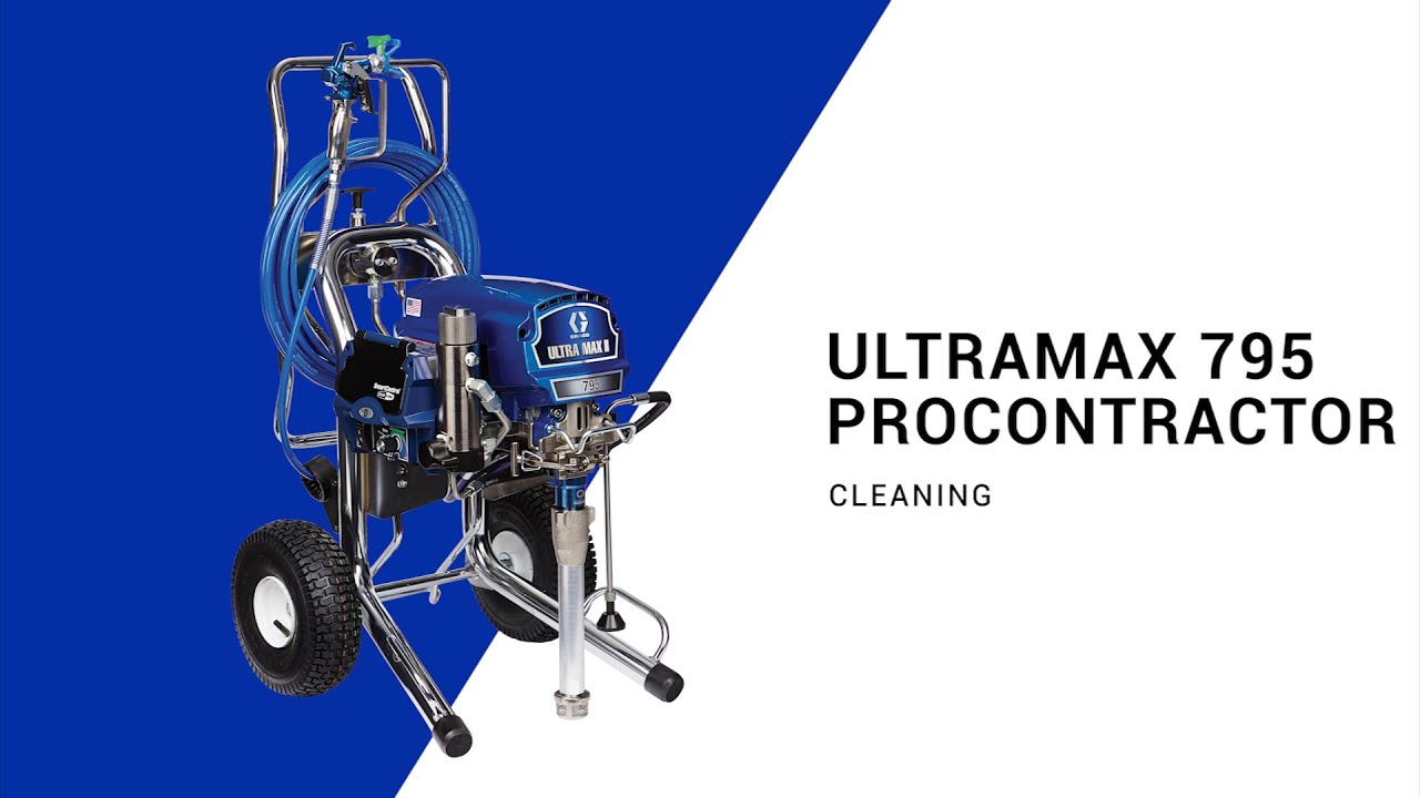 Ultra Max Ii 795 Tutorial: How To Clean Your Sprayer