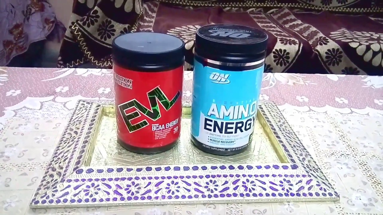 ON Amino Energy vs EVL BCAA Energy YouTube