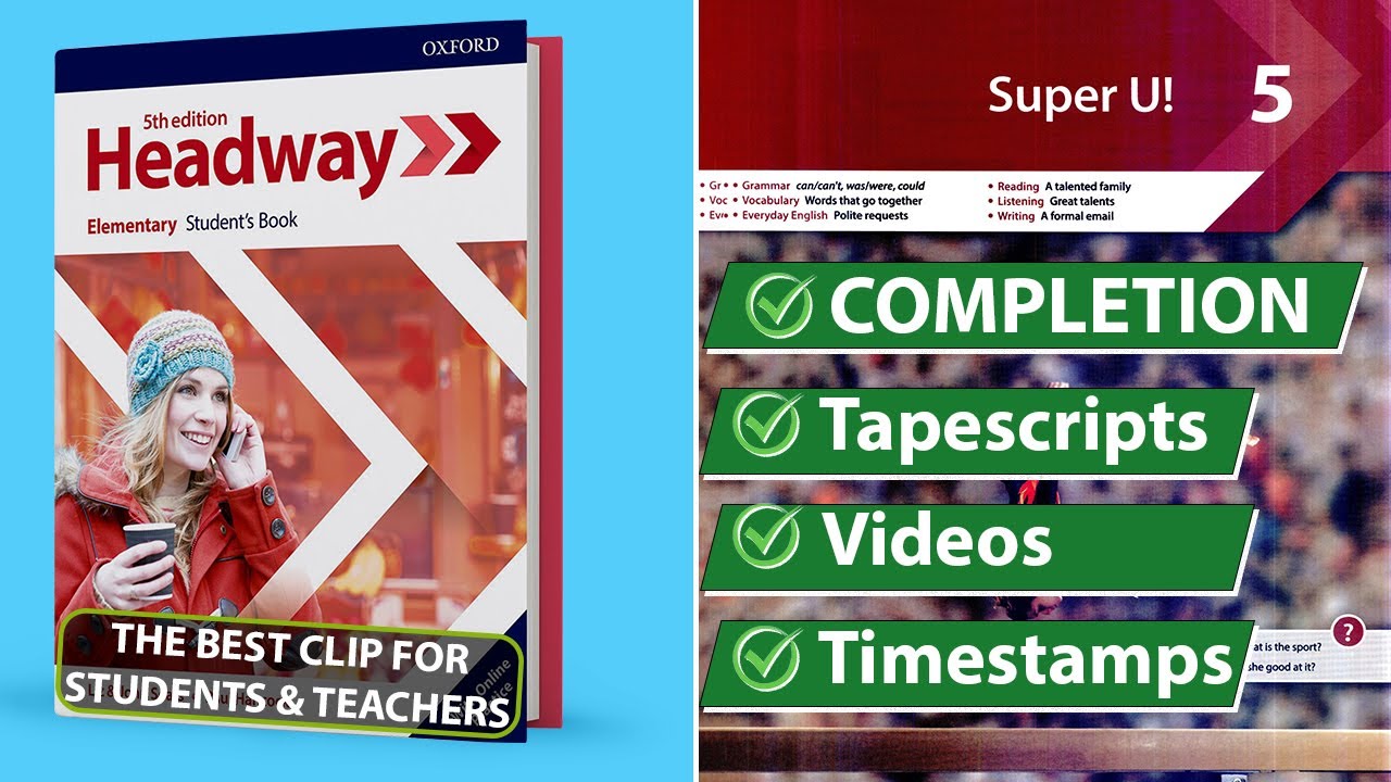Headway 5th Edition Student's Book Answer Key Pdf New Headway Elementary 5th Edition - Unit 5: Super U! || Student's Book