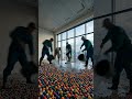 The Ultimate 8-Ball Pool Floor Transformation! 🤯 #epoxyfloor #home #shorts