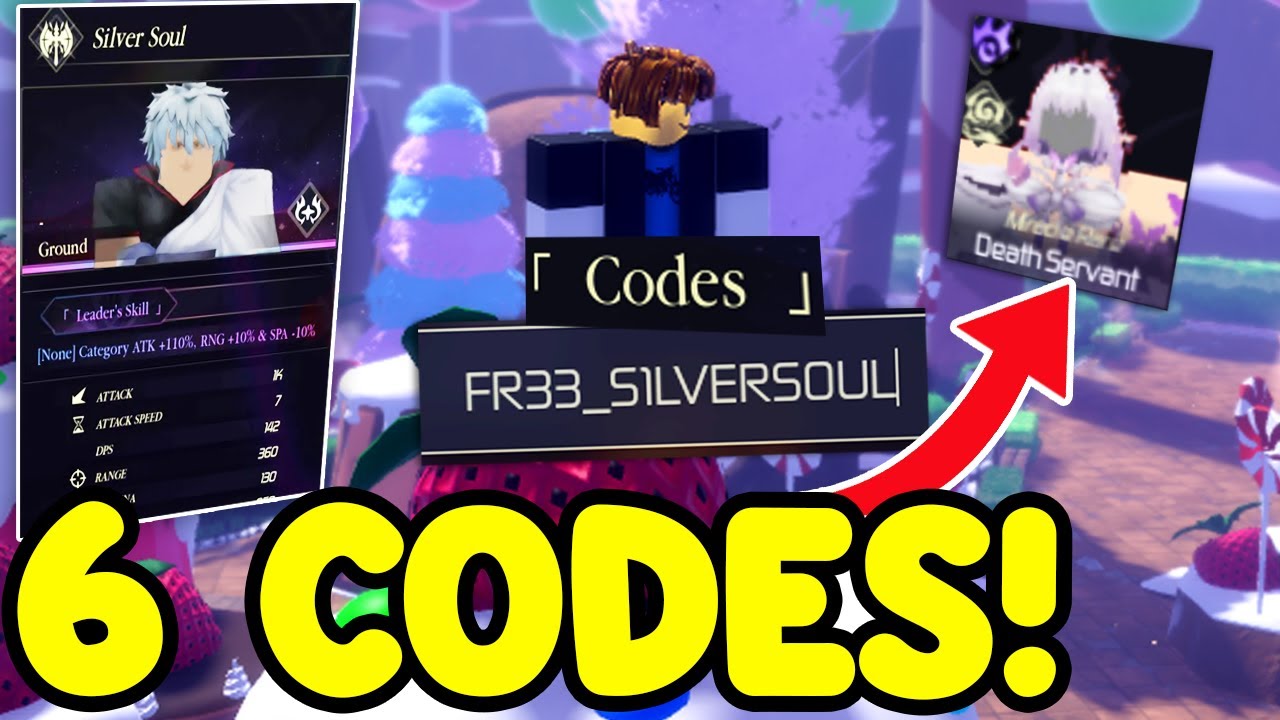 Anime World Tower Defense ANNIVERSARY UPDATE CODES SILVER SOUL SHOWCASE ...