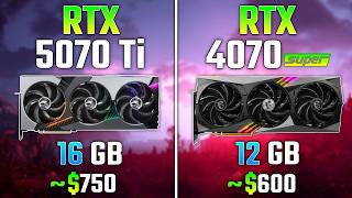 RTX 5070 Ti vs RTX 4070 SUPER | Test in 7 Games