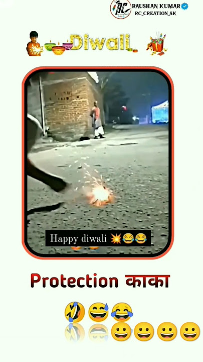 Diwali #shortvideo #viralvideo  kaka protection #kakaproduction kaka ki keya hal