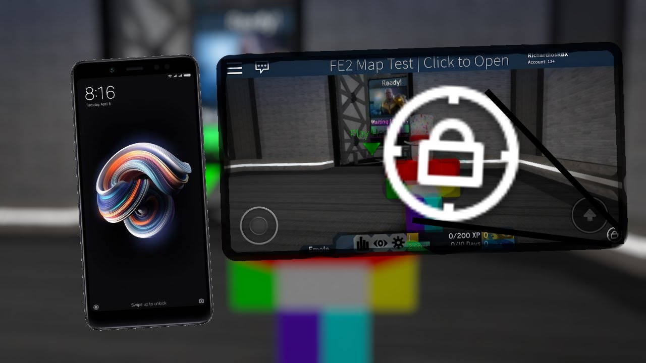 How To Enable Mobile Shift Lock Roblox Fe2 Map Test Youtube