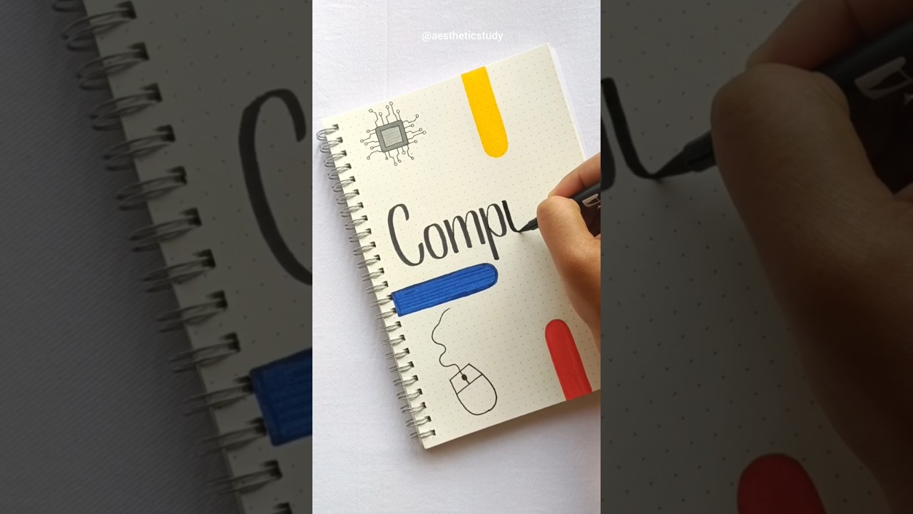 Easy front page design for 'Computer' #shorts #youtubeshorts