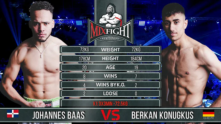 Johannes Baas Vs. Berkan Konugkus I MFC K1 Match Full Fight | December 2019