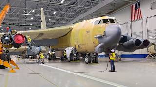 How The US Air Force Repairs Its Broken B-52s Bombers Inside Massive Facility