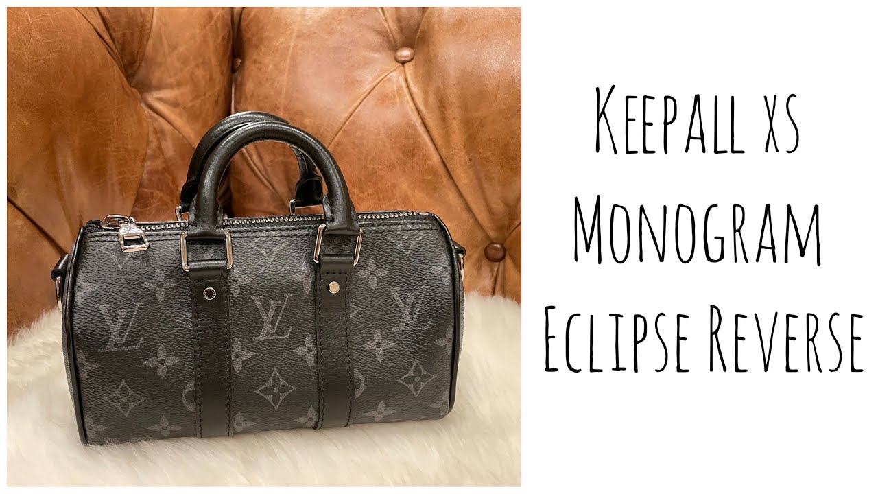 Louis Vuitton Keepall XS Monogram Eclipse Reverse Unboxing + Mod Shots