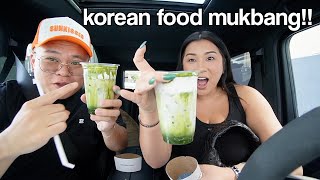 KOREAN FOOD MUKBANG + new furniture shopping!!