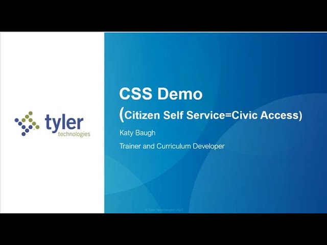 Cameron County - EnerGov CSS Demo with Developers