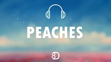 Justin Bieber - Peaches ft. Daniel Caesar, Giveon ( 8D EXPERIENCE 🎧 )