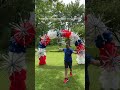 4th of July Decor (Balloon arch/Balloon fireworks)