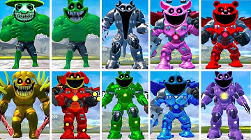 All Mecha Titan Smiling Critters Poppy Playtime Chapter 3 In Garry