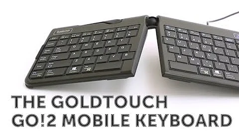 The Goldtouch Go!2 Ergonomic Mobile Keyboard