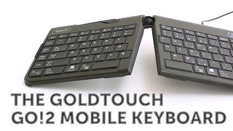 The Goldtouch Go!2 Ergonomic Mobile Keyboard
