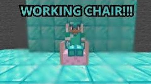 how make a working chair in bloxd io