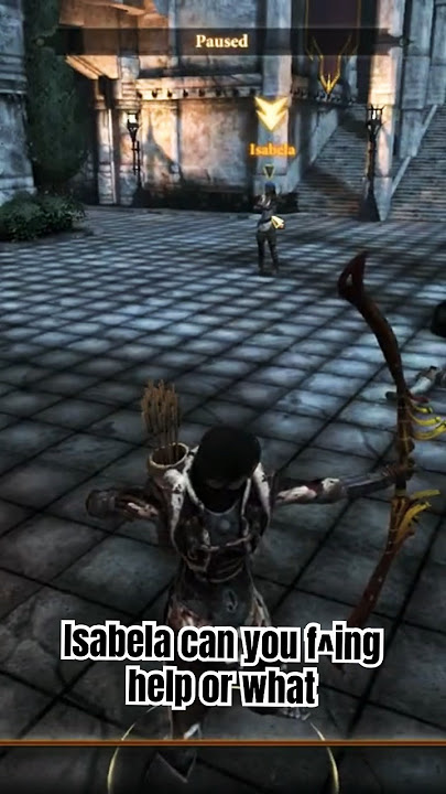 ISABELA HELP ME DAMN IT #dragonage2 #femalehawke #blindplaythrough #da2 #isabela