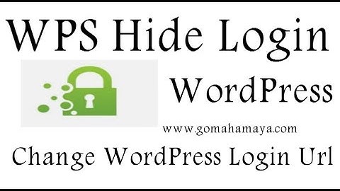 Change WordPress Login page Url | WPS Hide Login Plugin