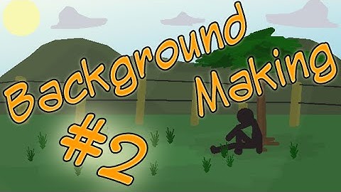 ✎ Background Making #2 - TIME LAPSE - Pivot Stickfigure Animator