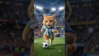 Football Fever | Echos  and chaos #ai #cat #football #fifa
