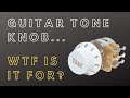 Guitar Tone Knob | HOW IT'S USED