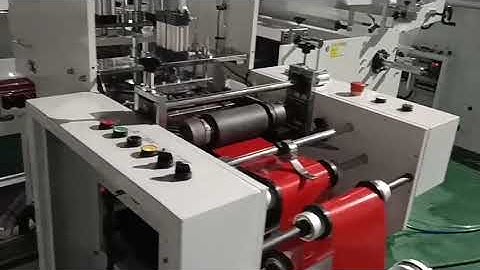 CHOVYTING high speed patch handle bag making machine 100-120pcs/min
