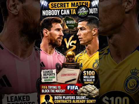 The SECRET Messi vs Ronaldo Match Leaked?! 😳🏆 #fifaworldcup2026 #football #messi #ronaldo