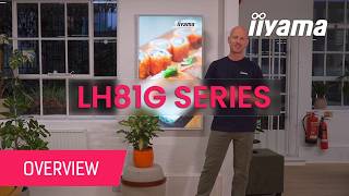 Stylish Iiyama Lh81g Series 4k Signage Display  Ready For Retail And Modern Office Spaces