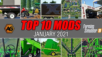 Top 10 Modhub Mods January 2021 - Farming Simulator 19