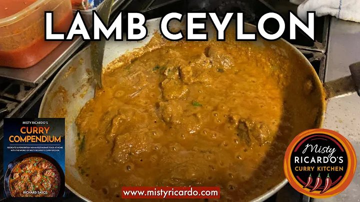 Lamb Ceylon cooked by me at Spicy Ginger Restauran...
