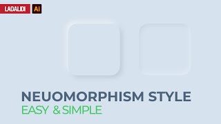 How to Create UI Design with Neuomorphism Style in Adobe Illustrator 2021 PART 2 screenshot 1