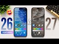 iOS 26 Vs iOS 27 Beta Features Comparison 🤩 | iOS 26 vs iOS 27 Beta Which Is Best | iOS 26 vs iOS 27
