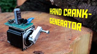 Building a hand crank phone charger (AKIO TV)