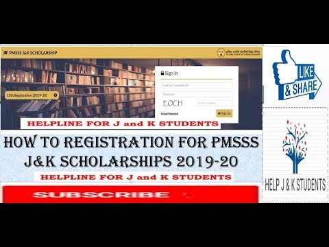 Jak do wpisu PMSSS J & K STYPENDIA 2019-20