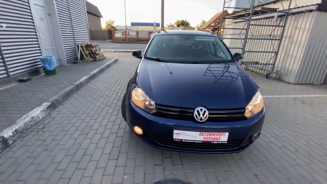 Volkswagen Golf VI 1.6tdi Match | Гольф 6 универсал из Германии ...