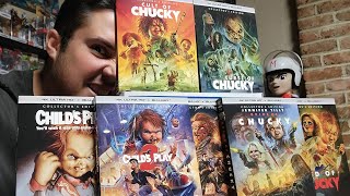 Chucky 4k Collection Scream Factory Sleeves