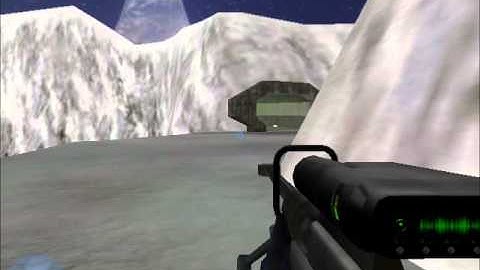 Halo CE multiplayer-single flag cap offense on sidewinder