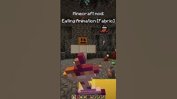 Eating Animation mod 1.18-1.21.1 for fabric! #minecraftmod  #theone_ss #minecraftfabric  #modvanilla