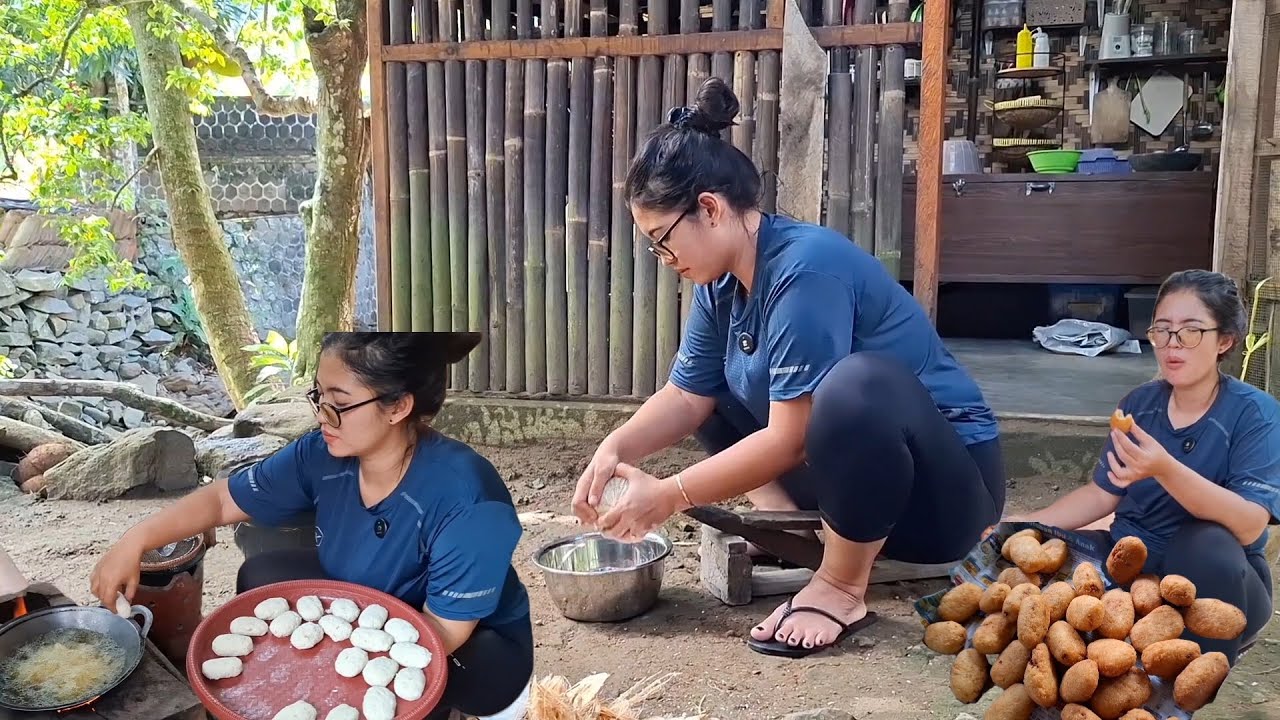 HIDUP DI DESA,, BIKIN CEMILAN SIMPLE TAPI ENAK BIKIN GAK BISA BERHENTI MAKAN,, COMBRO SUPER PEDAS