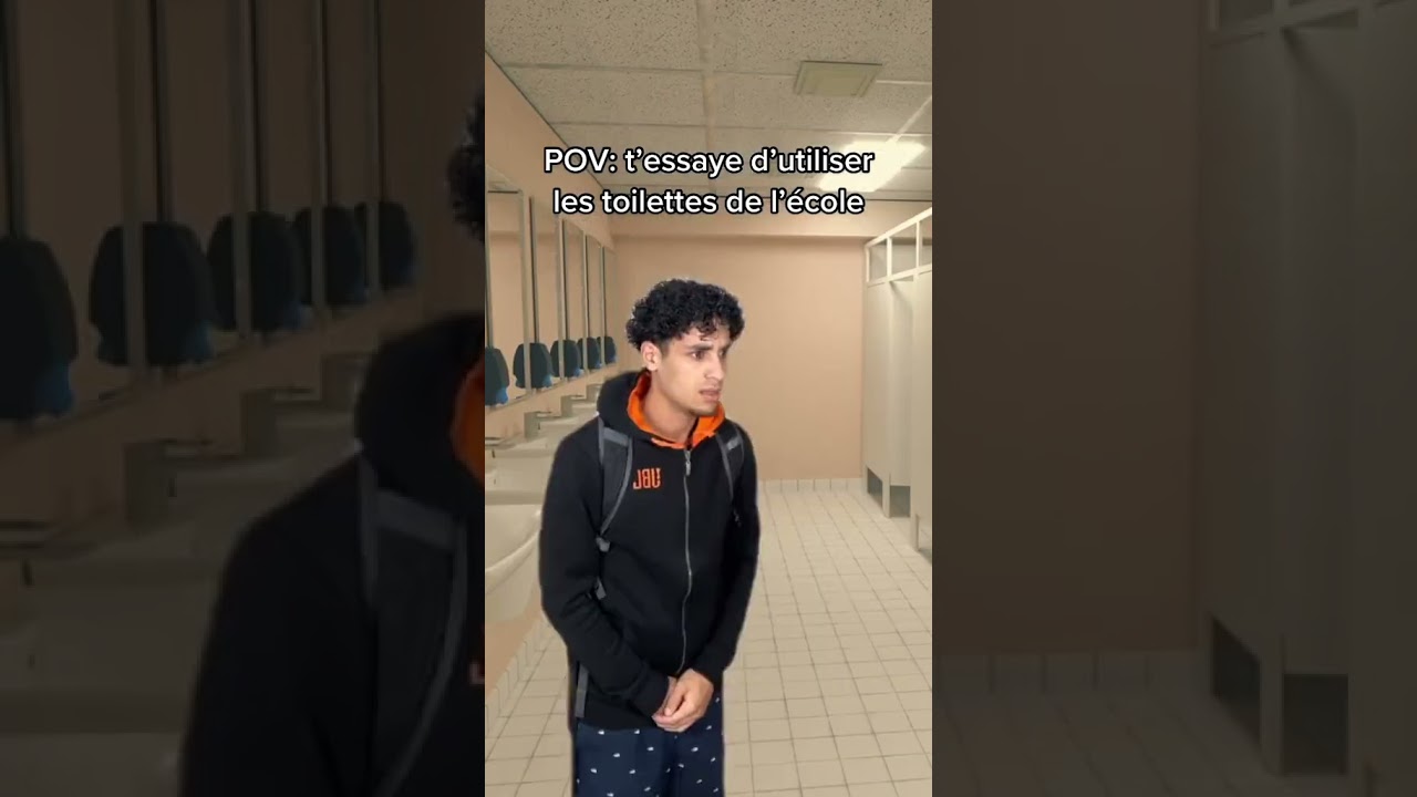 Faut avoir un mental de fou furieux pour aller dans les toilettes de l’école 