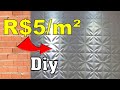 COMO FAZER PLACA DE GESSO 3D (O JEITO CERTO) - HOW TO MAKE 3D PLASTER BOARD