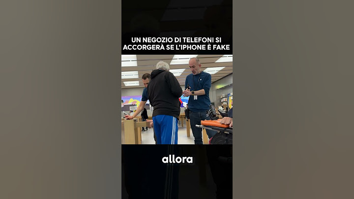 Un negozio di telefoni si accorgerà se l'Iphone è fake?