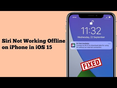 Siri Not Working Offline on iPhone and iPad in iOS 15 [Fixed]