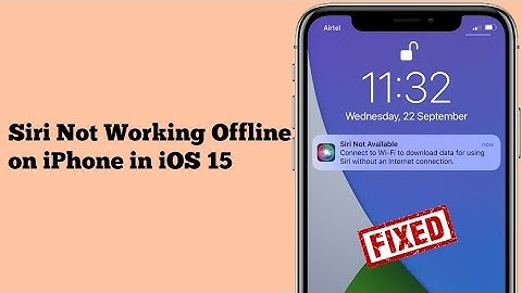 Siri Not Working Offline on iPhone and iPad in iOS 15 [Fixed]