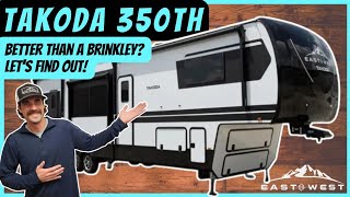 Better Than A Brinkley 3500?  Let's Find Out! 2024 Takoda 350TH Fifth Wheel Toy Hauler #subscribe