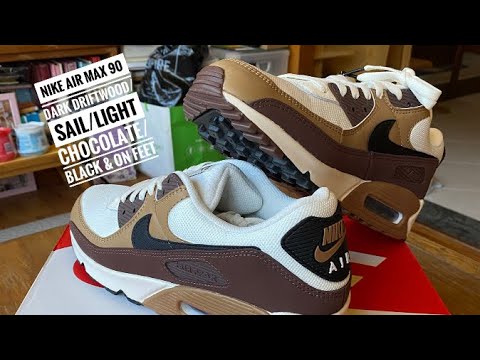 Unboxing Nike Air Max 90 Dark Driftwood / Sail / Light Chocolate / Black