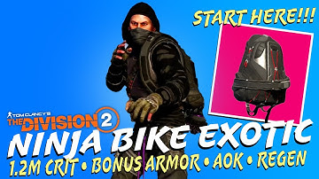 BEST NINJA BIKE EXOTIC BUILD WITH HEARTBREAKER • THE DIVISION 2 SEASON 11 • PVE
