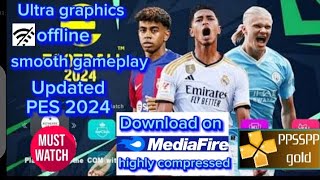 How to download efootball PES 2024 for PSP on any device,PES 2024 for PPSSPP English version,media🔥